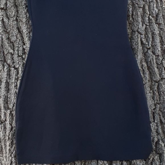 Express‎ Bling Leather Accent Sleeveless Mini Dress - Picture 7 of 8